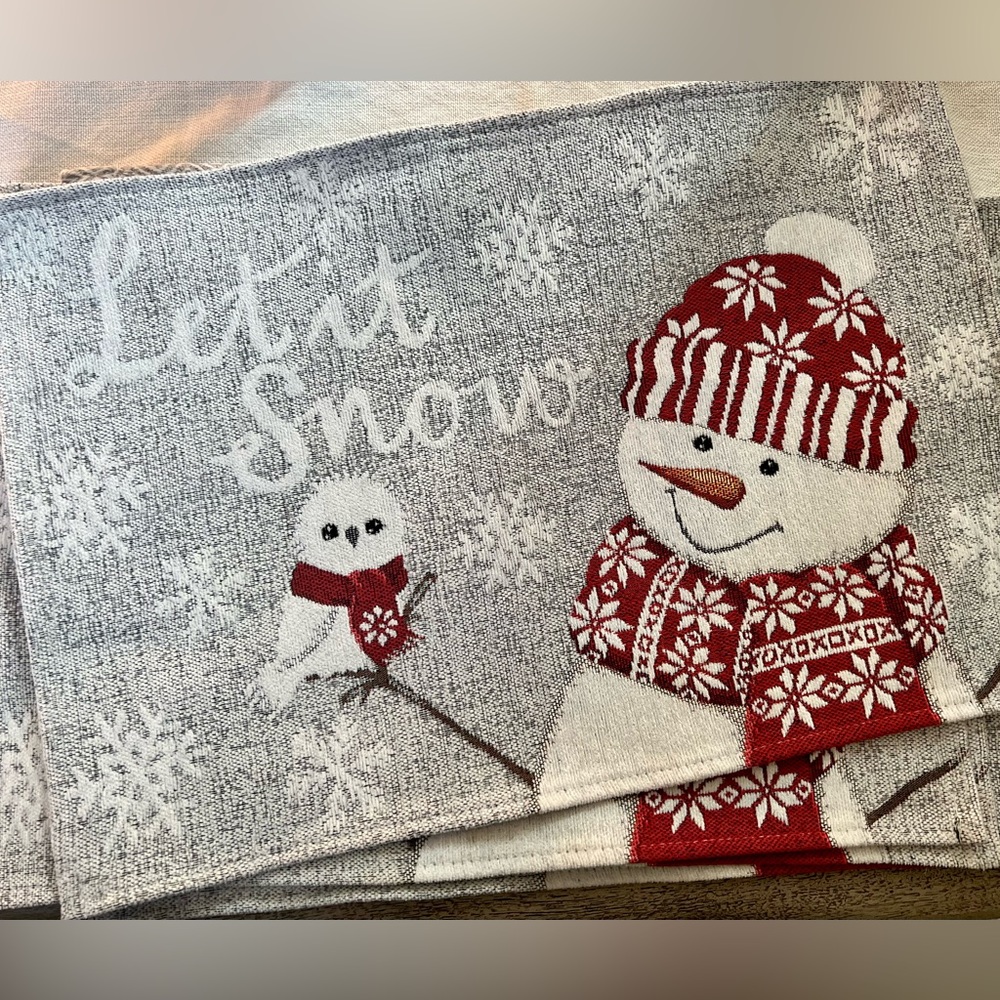 Let it Snow placemats